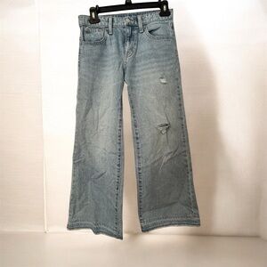 Classic Blue Distressed girl jeans